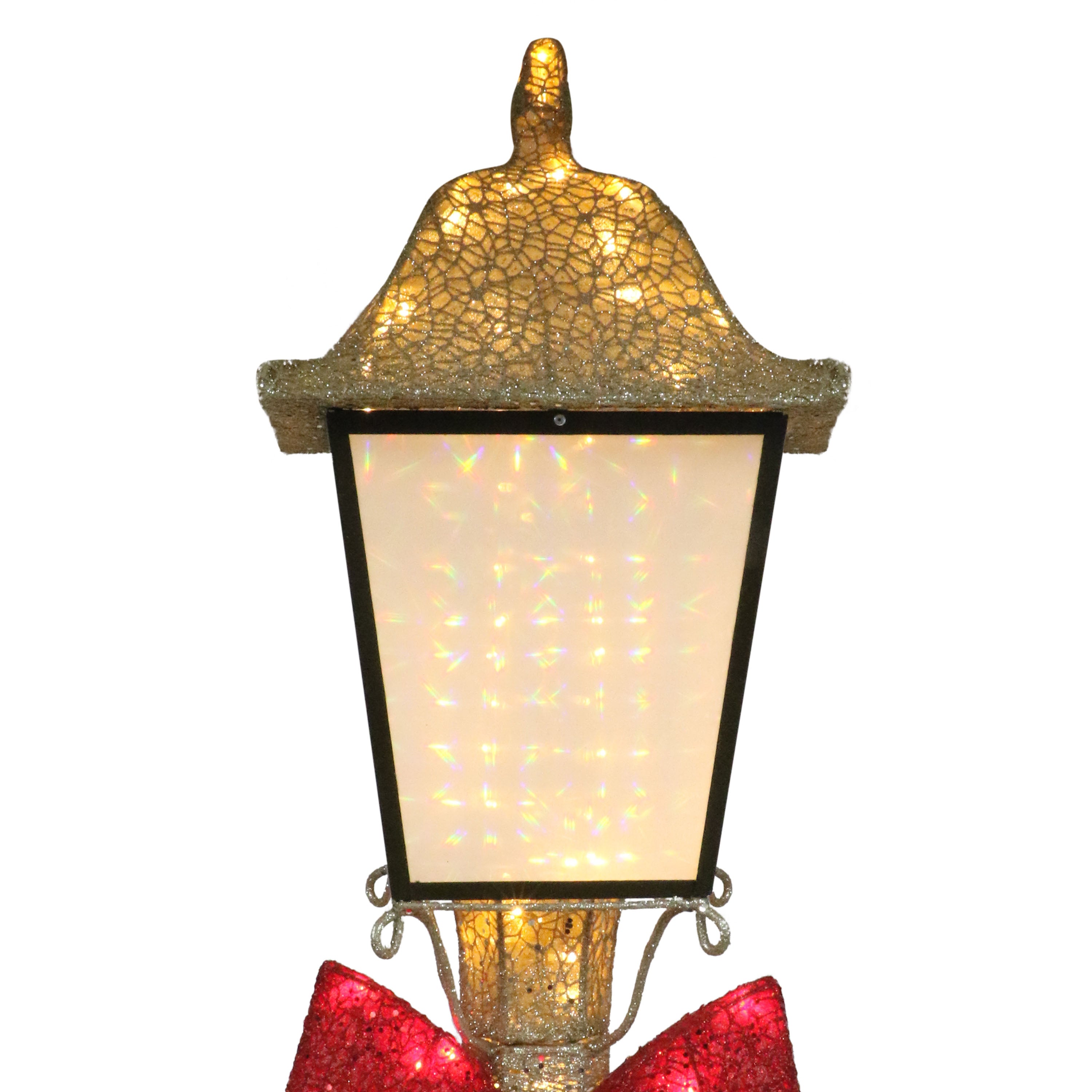 84" Pre-Lit Outdoor Lamp Post